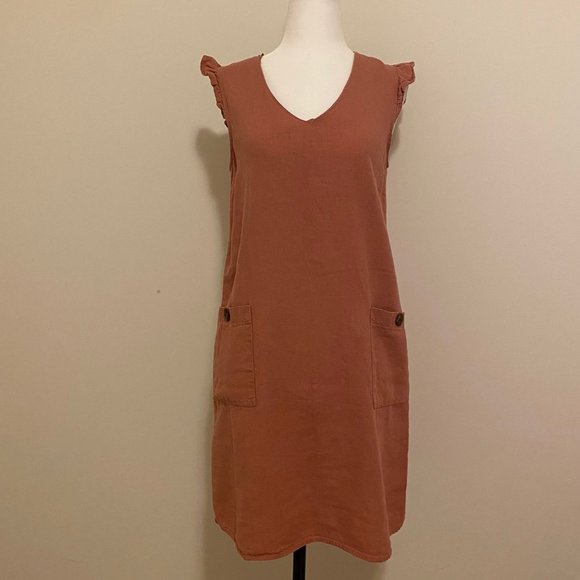 Dusty Pink Mini Dress - Picture 1 of 4
